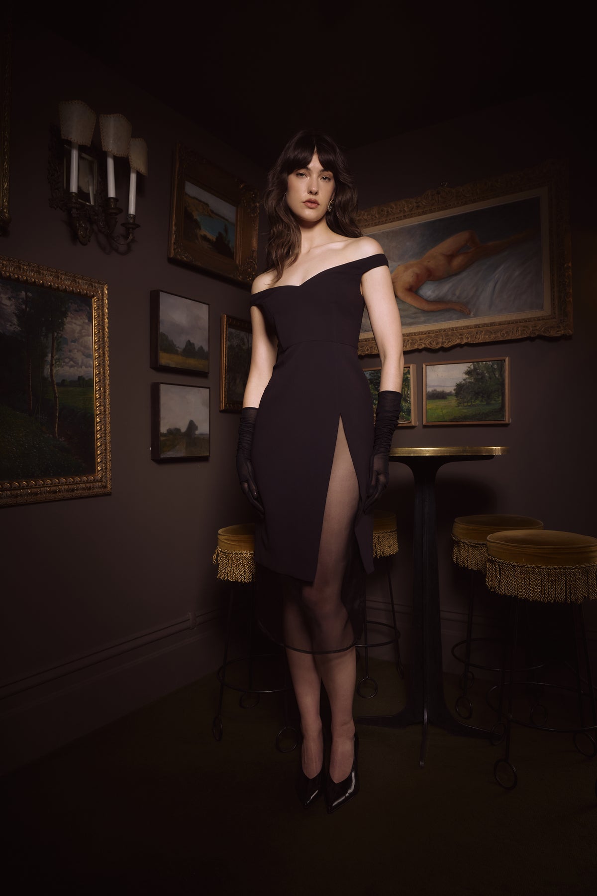 Anaïs Cocktail Dress - Noir